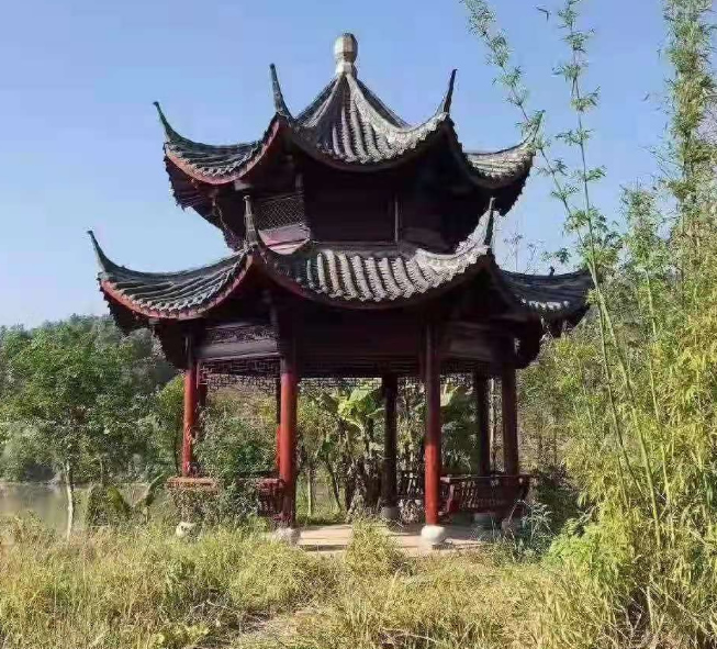 古建八角涼亭